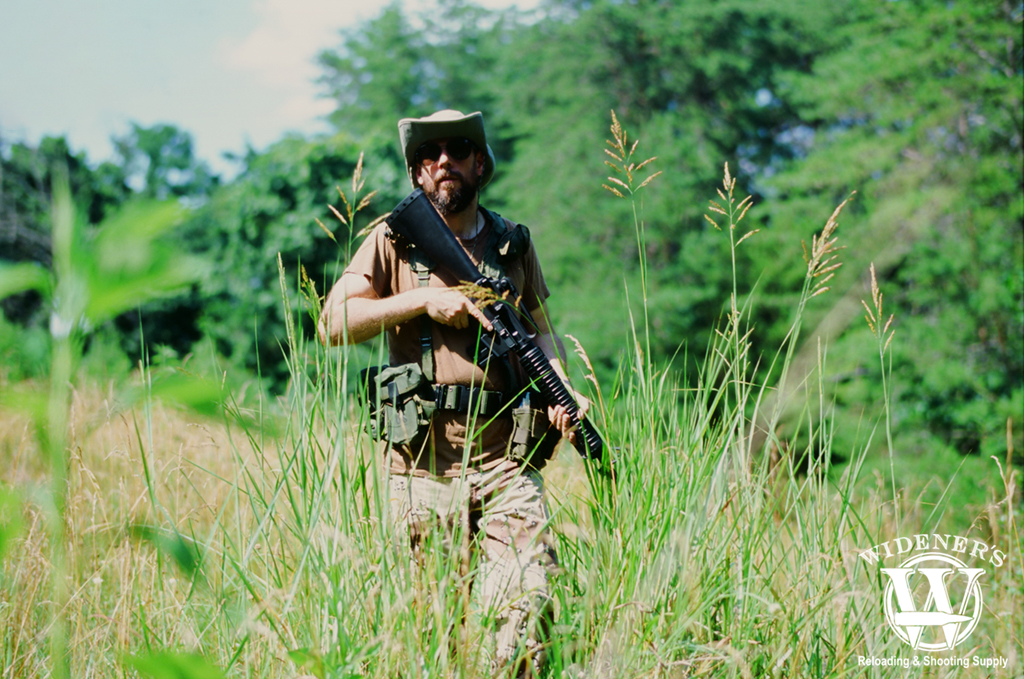 a man on larp patrol a photo of a man on larp patrol