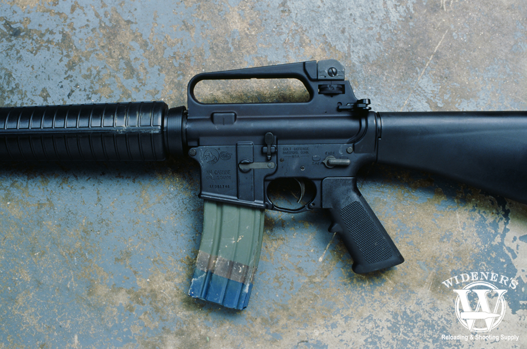 improvements and other features of the M16A2 a photo showing the improvements and other features of the M16A2