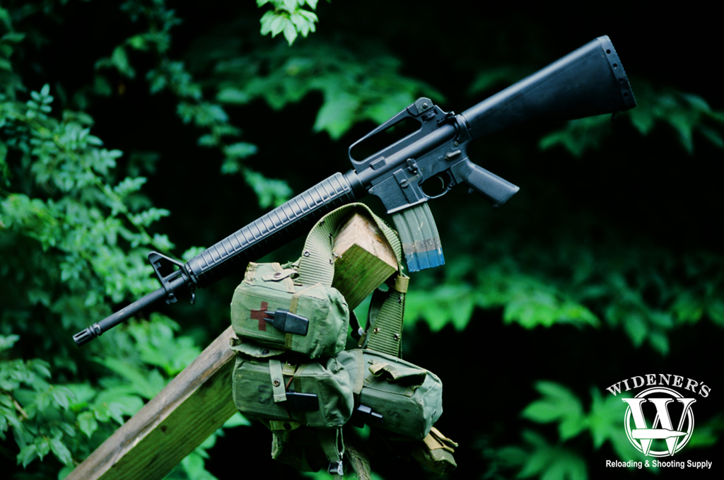 Colt M16A2 service rifle a photo of the Colt M16A2 service rifle