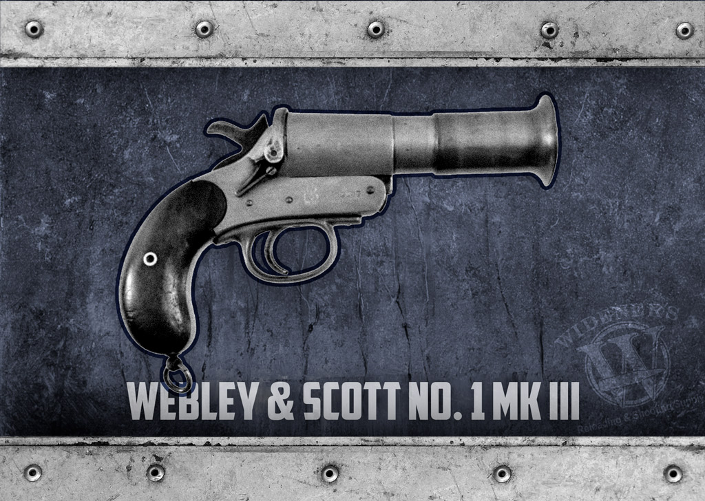 Webley & Scott No. 1 MK III Signal Pistol a photo of Webley & Scott No. 1 MK III Signal Pistol guns of 1917