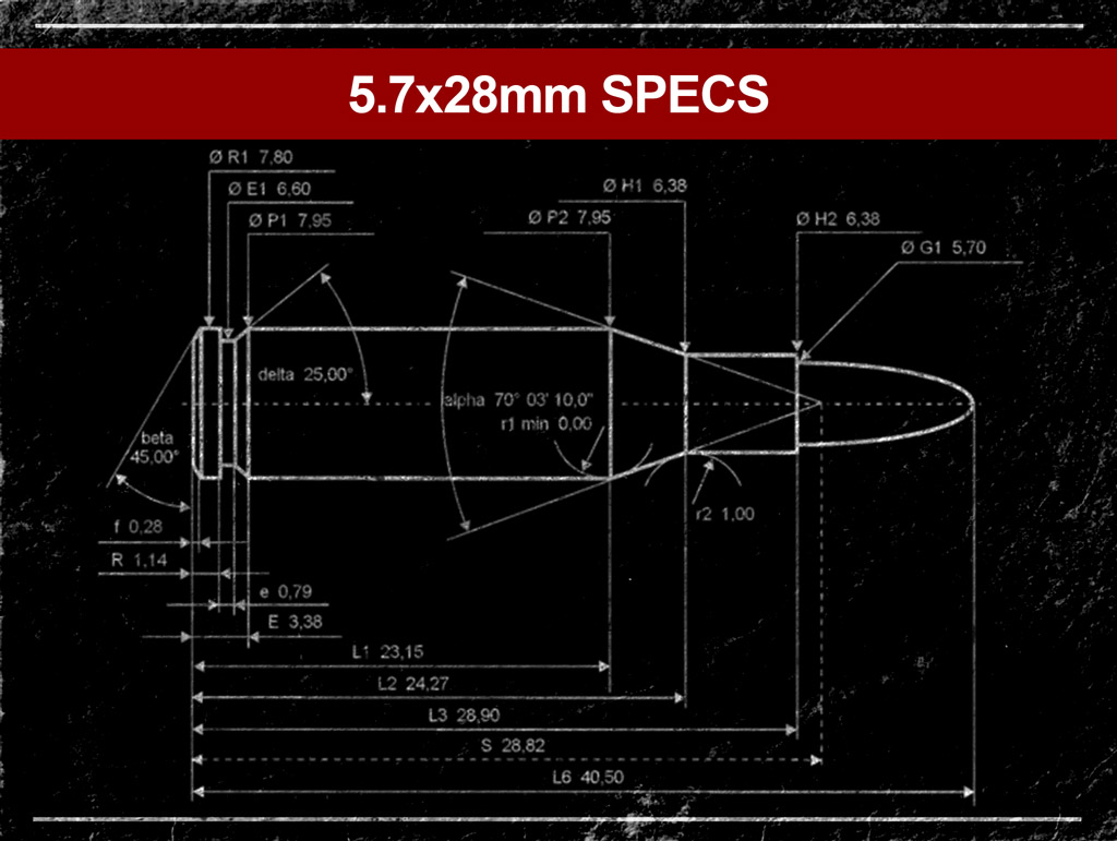 diagram of the 5.7x28 cartridge a diagram of the 5.7x28 cartridge