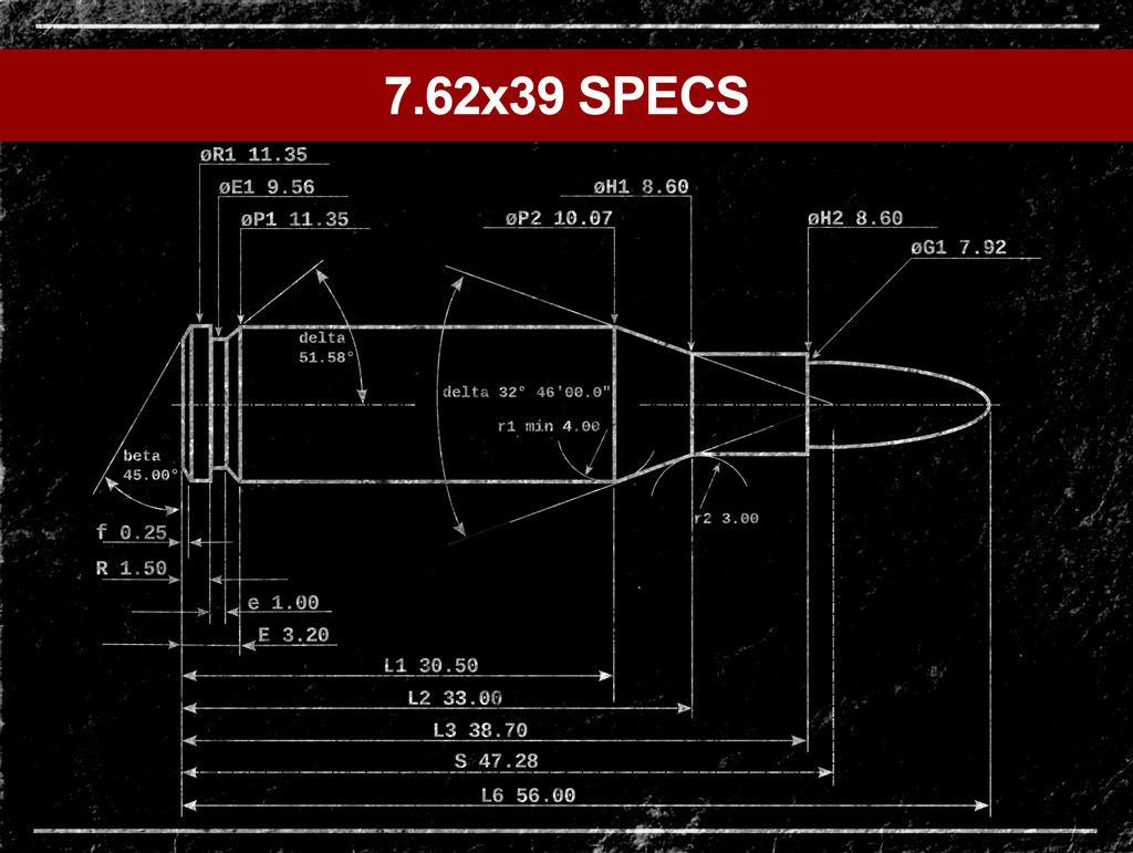 7.62x39 cartridge specs a diagram of the 7.62x39 cartridge specs