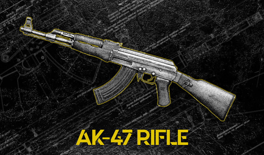 ak47 rifle a photo of an ak47 rifle