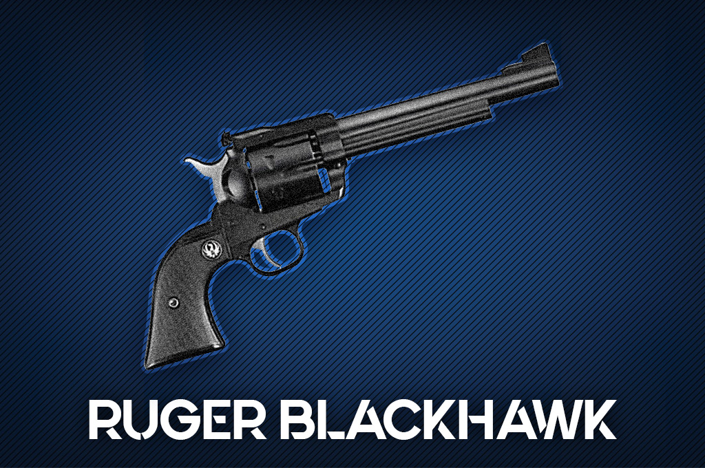 Ruger Blackhawk revolver a photo of the Ruger Blackhawk revolver
