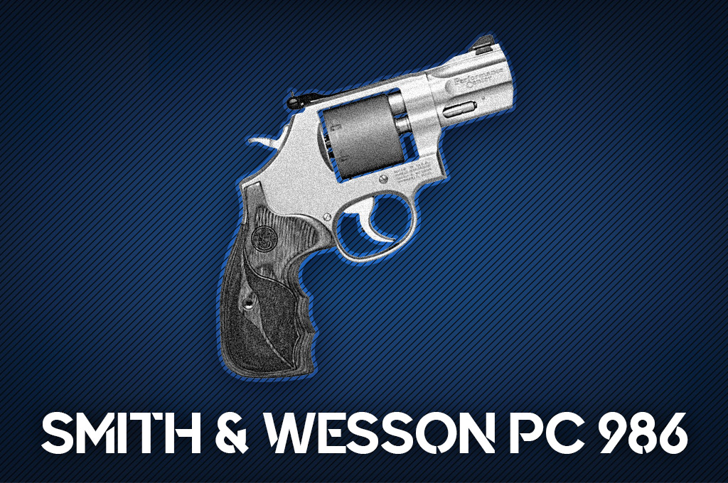 Smith & Wesson Performance Center 986 best 9mm revolver a photo of the Smith & Wesson Performance Center 986 best 9mm revolver