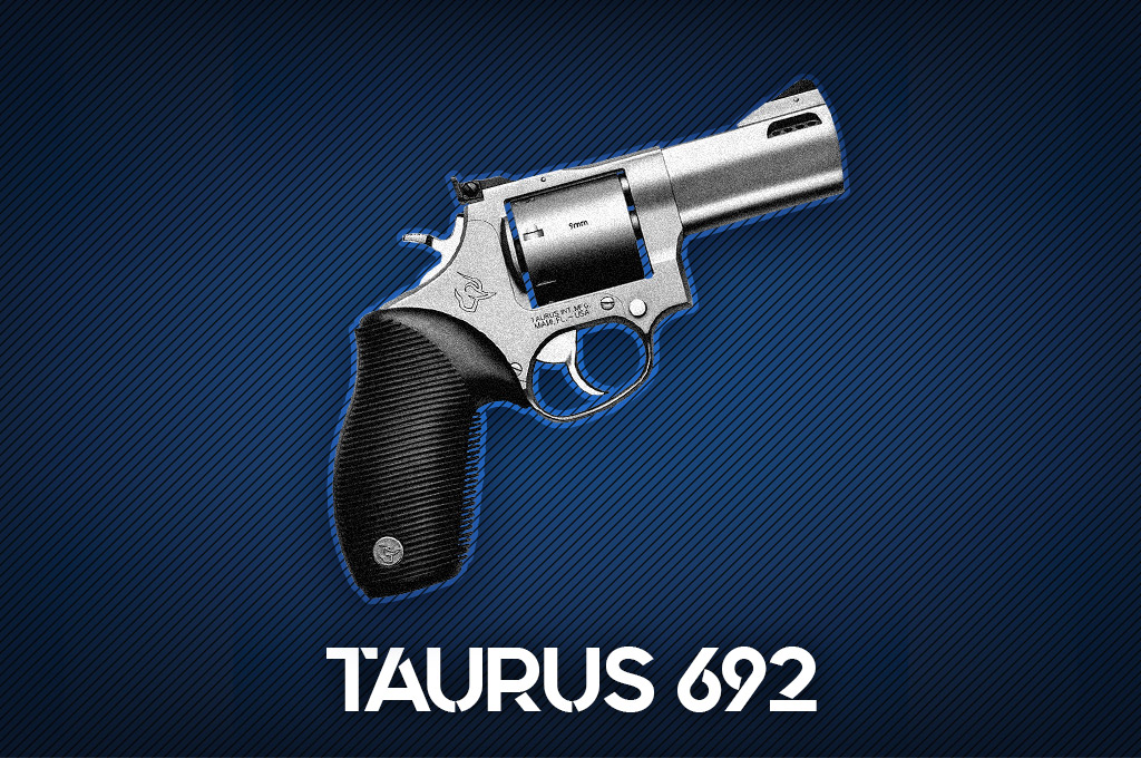 Taurus 692 best 9mm revolver a photo of the Taurus 692 best 9mm revolver