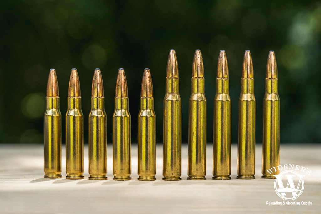 a photo comparing Federal Power Shok 30-06 ammo VS Federal Power Shok .308 ammo a photo comparing Federal Power Shok 30-06 ammo VS Federal Power Shok .308 ammo