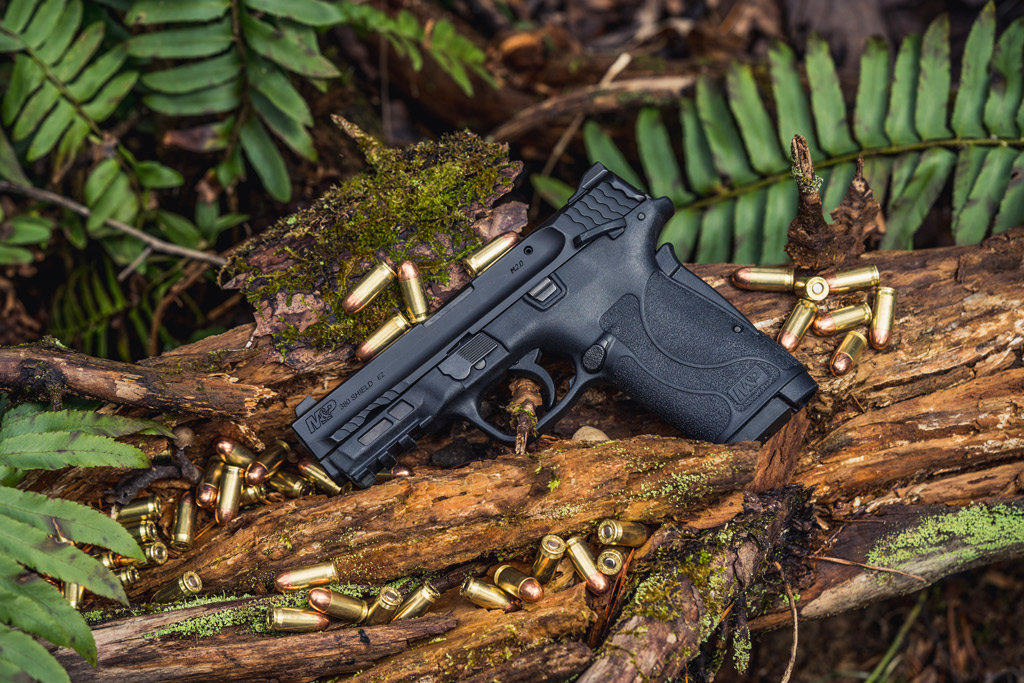 photo of the smith & wesson M&P shield .380 handgun with best 380 ammo