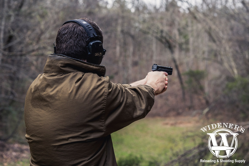 best 380 acp ammo for smith & wesson M&P 380 acp handgun photo of a man shooting a smith & wesson M&P 380 acp handgun