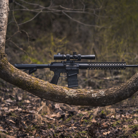 photo of a 308 rifle with the best .308 ammo
