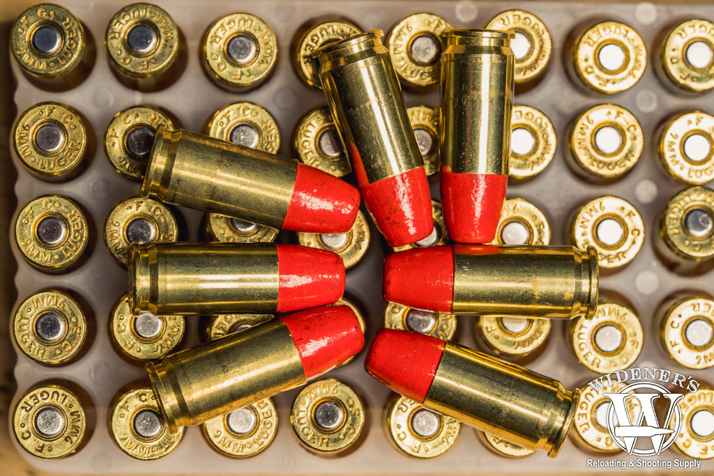 macro photo of 9mm federal syntech ammo a macro photo of 9mm federal syntech ammo