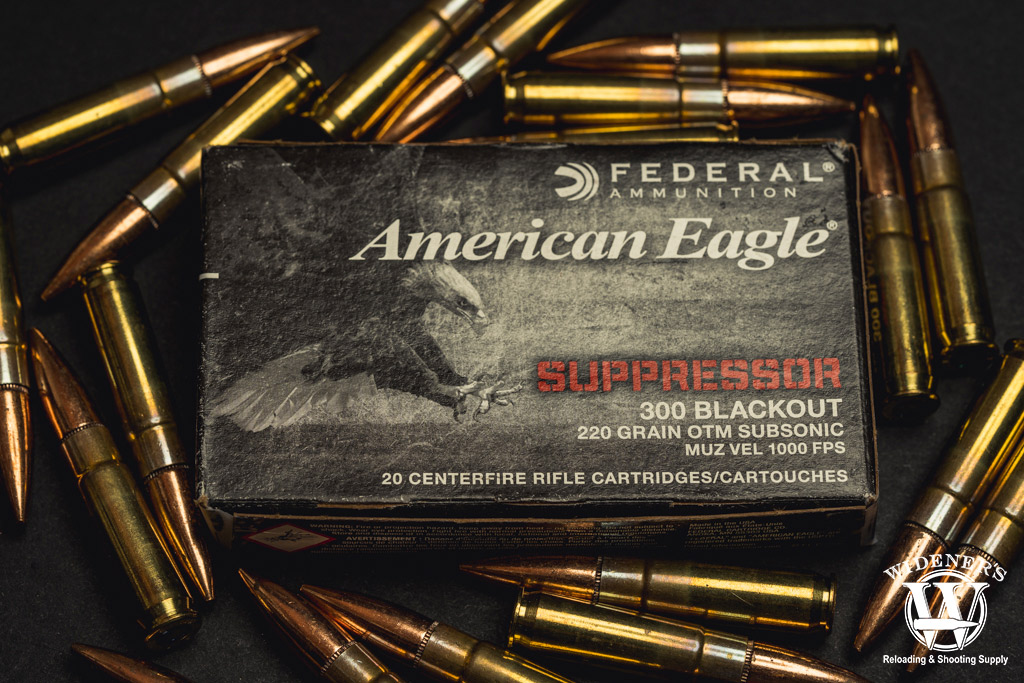 photo of federal american eagle subsonic ammo