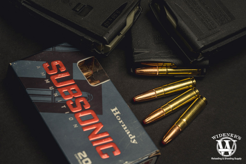 a photo of the subsonic hornady 300 blackout ammo