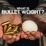 a photo of a woman measuring bullet weight