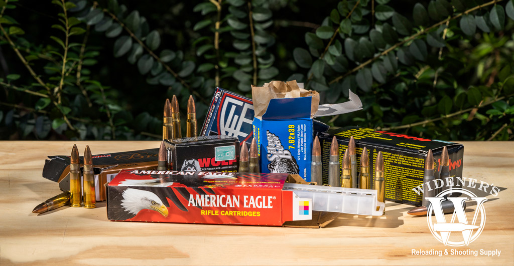 boxes of in-stock 7.62x39 ammo from widener's photo of 7.62x39 ammo