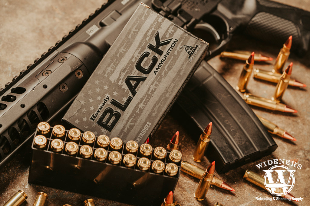 ar-15 pattern rifle with ammo a photo of an ar-15 pattern rifle with ammo