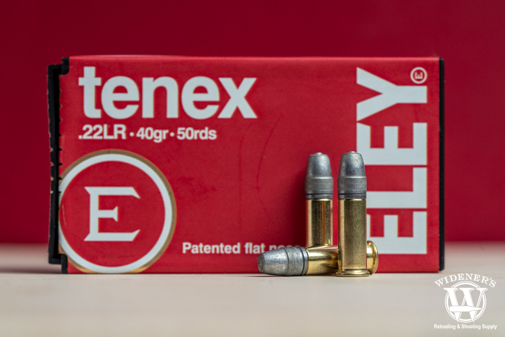 a photo of ELEY Tenex competition 22LR ammo
