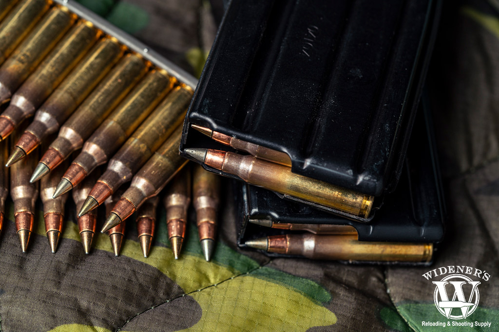 a photo showing M855A1 ammo in magazines