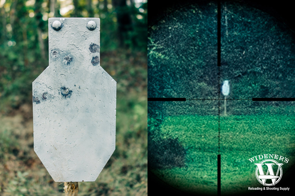 a photo of a target at 300 yards