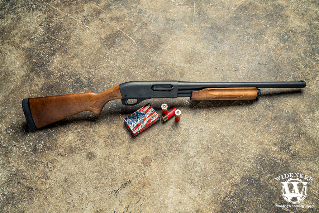 remington 870 pump action shotgun a photo of a remington 870 pump action shotgun