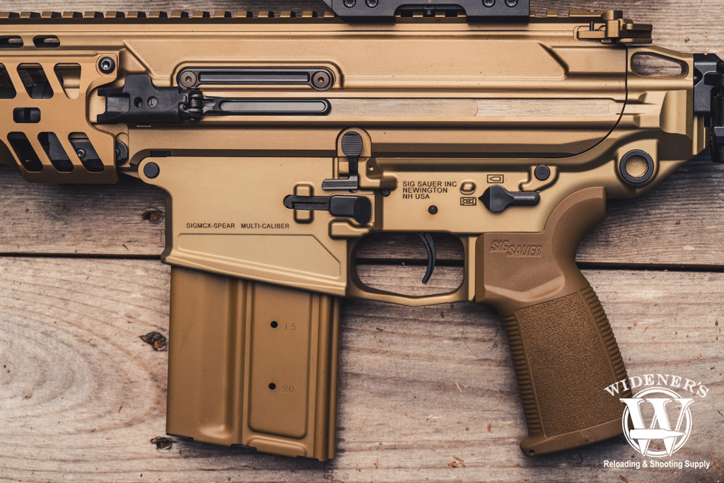 a detail photo of the Sig Sauer MCX Spear
