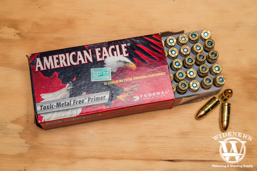federal american eagle tmj 9mm competition ammo photo of federal american eagle tmj 9mm competition ammo
