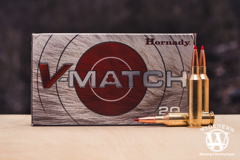 a photo of .22 Creedmoor 69gr ELD-VT V-Match ammo