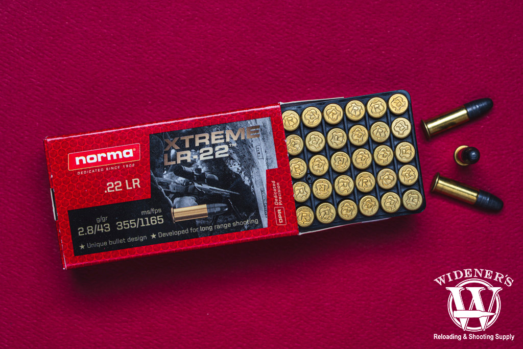 a photo of Norma Xtreme LR-22 most accurate 22lr ammo at 100 yards