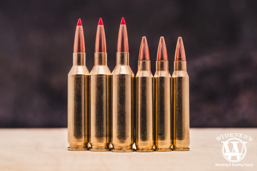 a photo comparing 22 Creedmoor VS 223 Remington cartridges