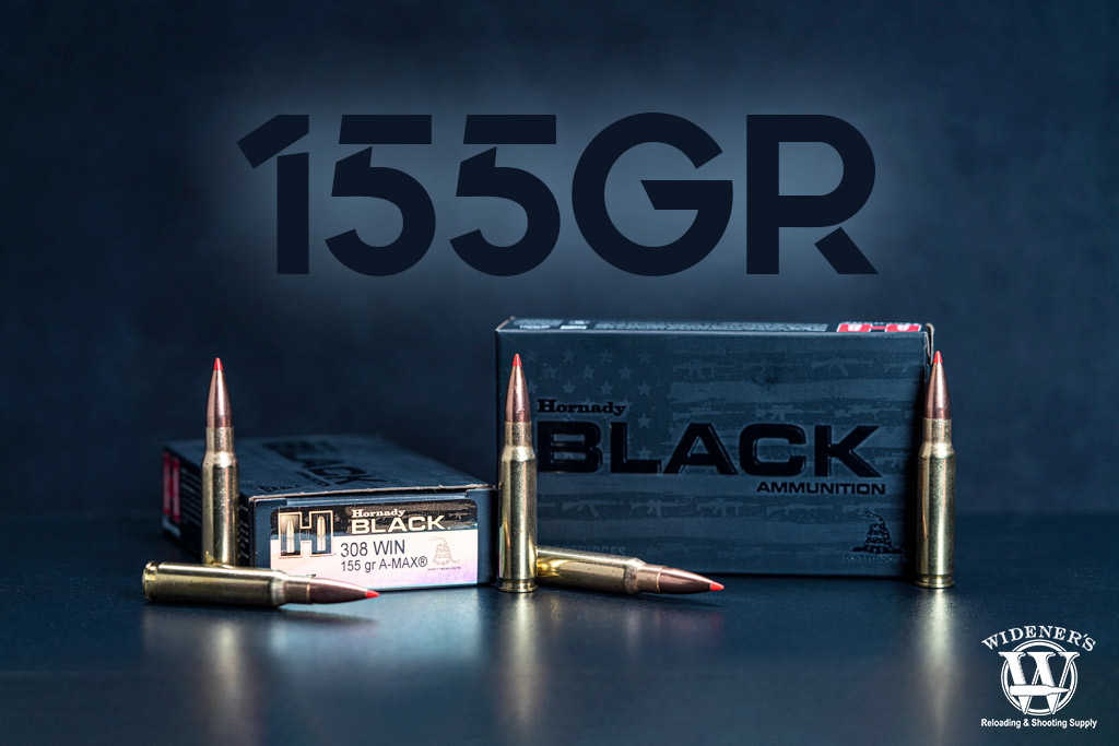 Hornady Black 308 155gr A-Max ammo a photo of Hornady Black 308 155gr A-Max ammo