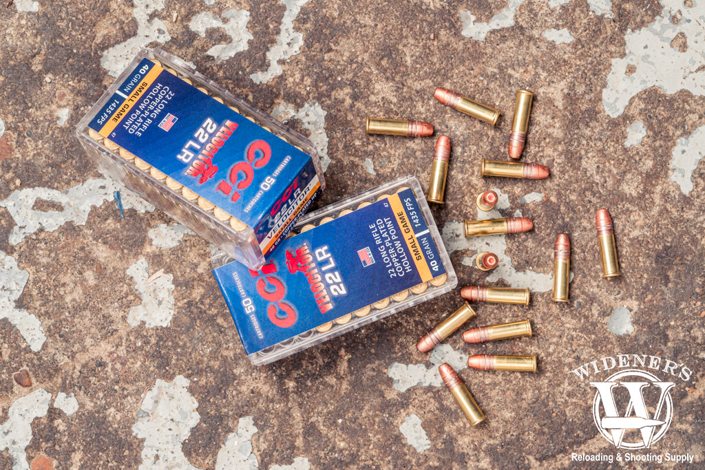 CCI Velocitor 40gr HP ammo a photo of CCI Velocitor 40gr HP ammo