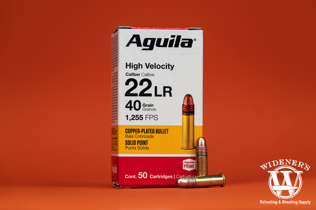 aguila 22LR high velocity rimfire ammo a photo of aguila 22LR high velocity rimfire ammo