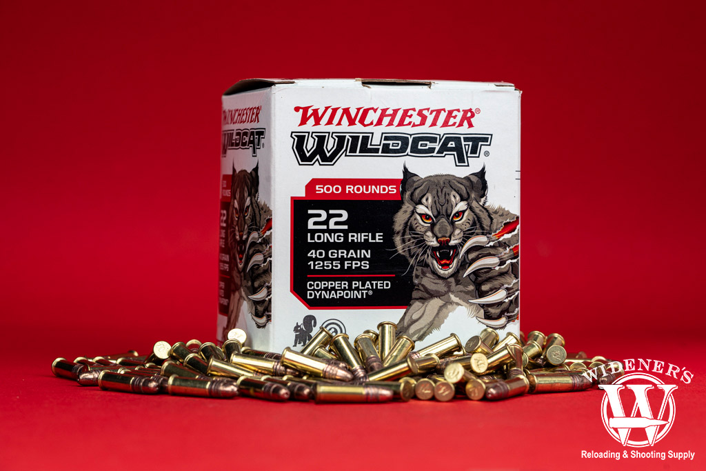 winchester copper plated dynapoint wildcat 22lr ammo a photo of winchester copper plated dynapoint wildcat 22lr ammo