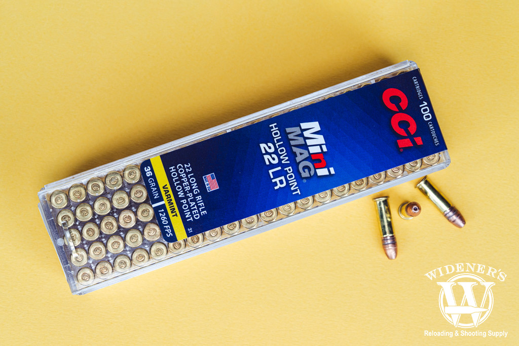 CCI 22LR Mini-Mag 36gr hp ammo a photo of CCI 22LR Mini-Mag 36gr hp ammo