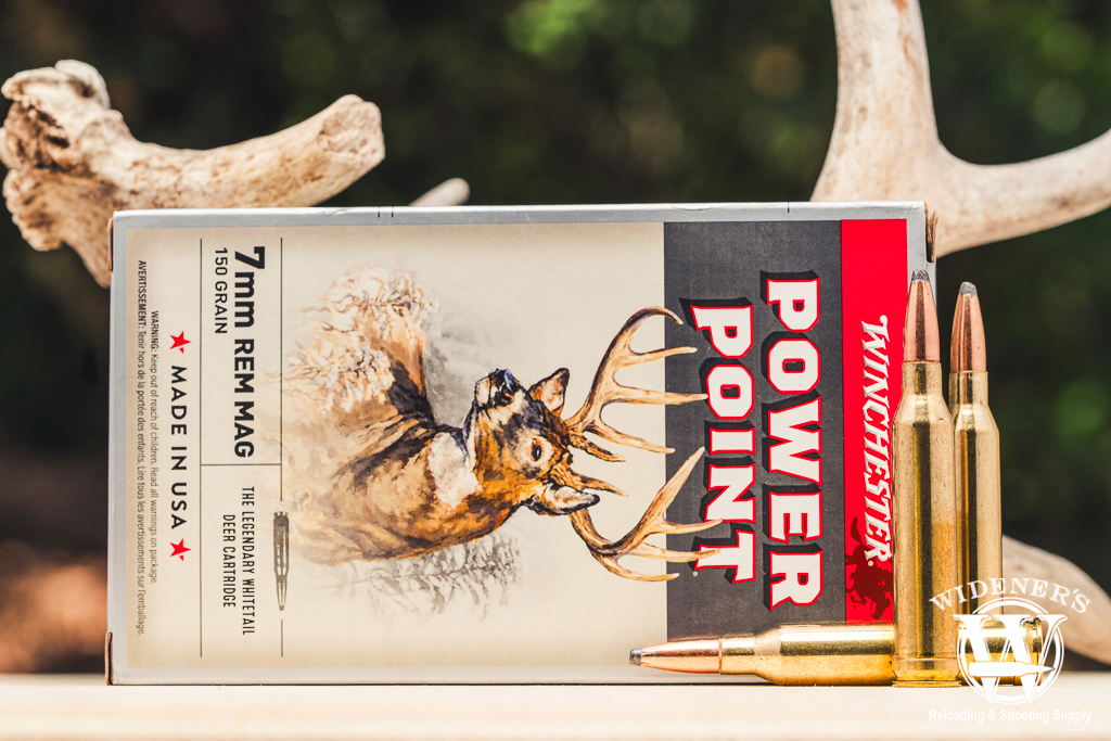 a photo of 7mm Rem Mag Winchester Power-Point 150gr