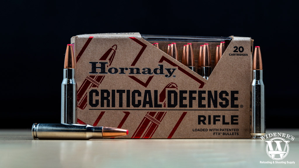 Hornady .308 Critical Defense ammo a photo of Hornady .308 Critical Defense ammo