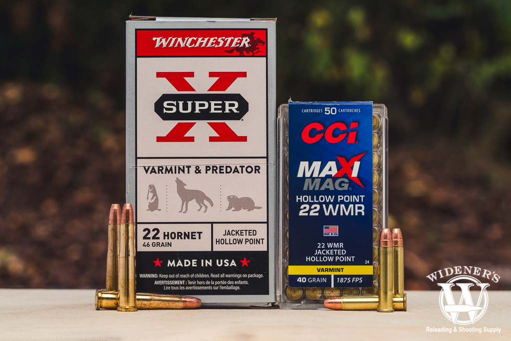 comparing winchester 22 hornet to cci 22 wmr a photo comparing winchester 22 hornet to cci 22 wmr