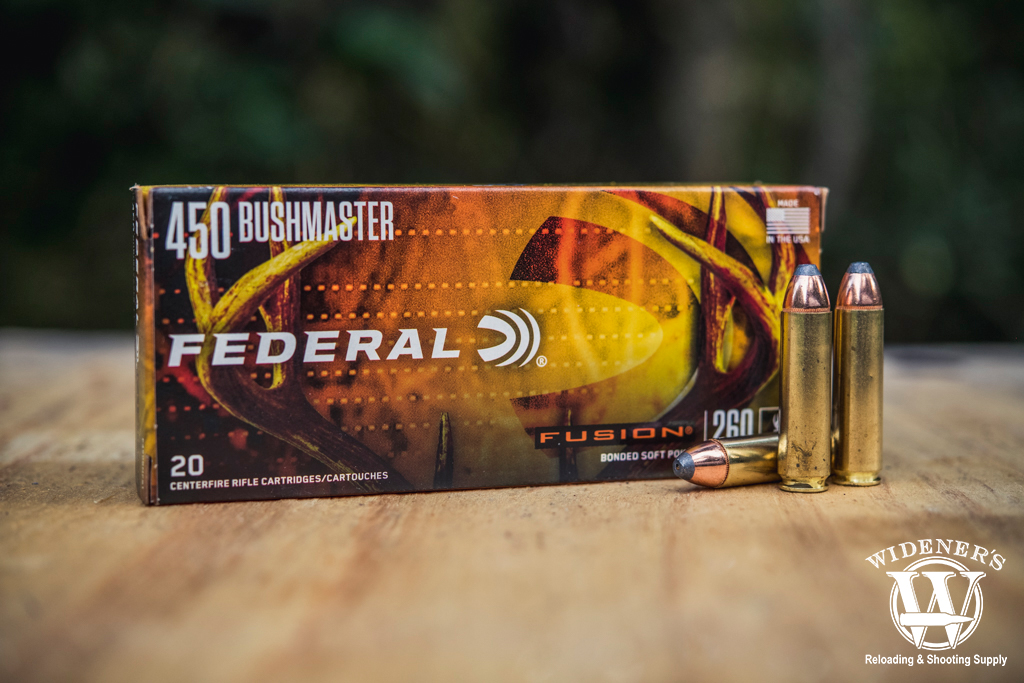 federal fusion 450 bushmaster 260 gr ammo a photo of federal fusion 450 bushmaster 260 gr ammo