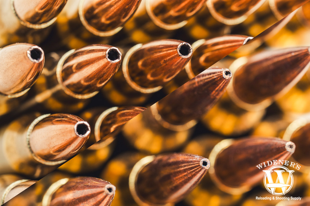 a photo comparing Open Tip Match VS Hollow Point