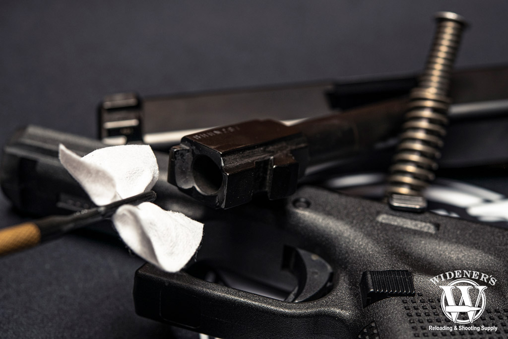 how to clean a glock a photo showing how to clean a glock