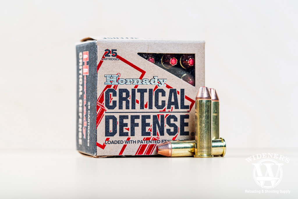 Hornady Critical Defense 125 Grain FTX a photo of Hornady Critical Defense 125 Grain FTX 357 magnum ammo