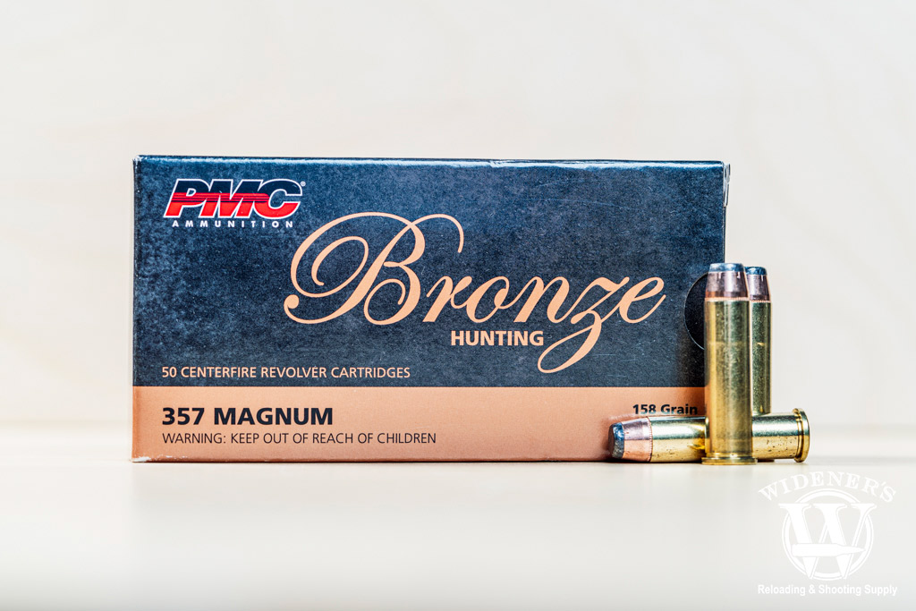 PMC Bronze 357 Magnum 158 Grain JSP a photo of PMC Bronze 357 Magnum 158 Grain JSP