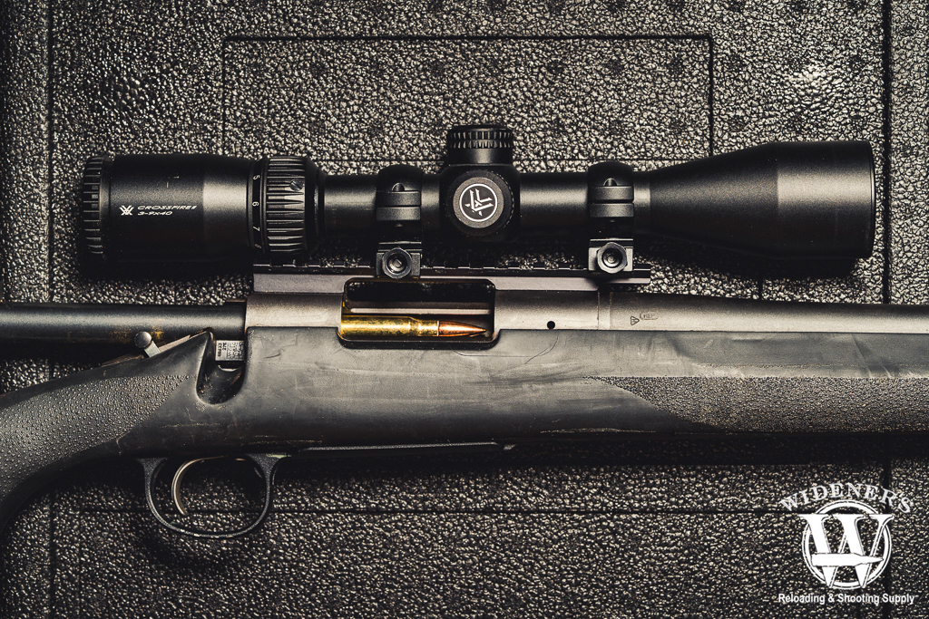 a photo of a bolt-action rifle