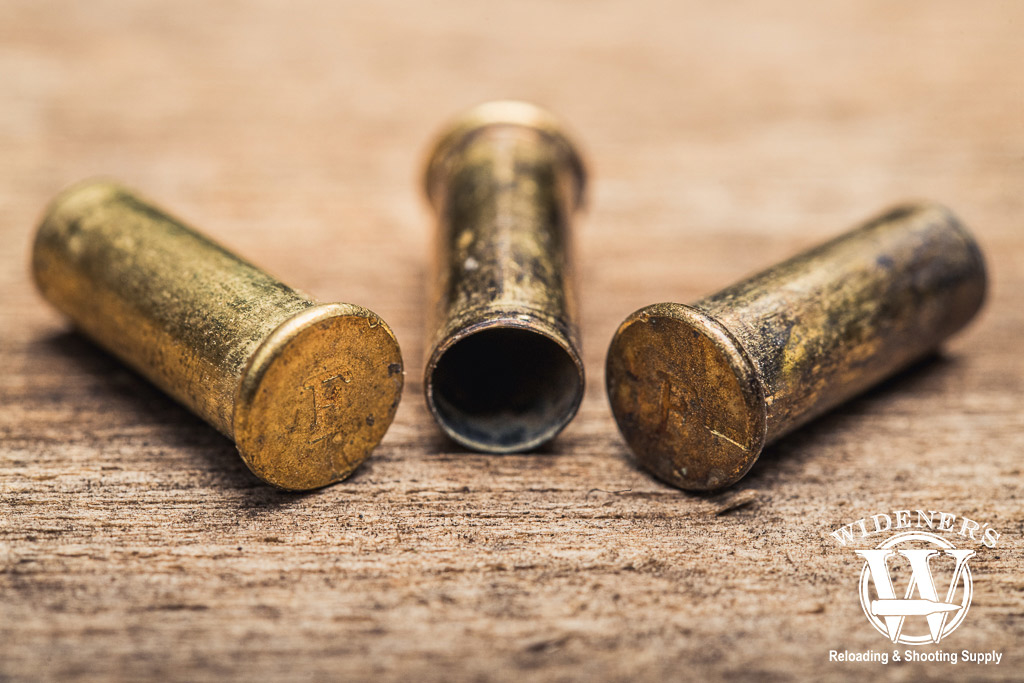 22LR rimfire brass casings a photo of 22LR rimfire brass casings