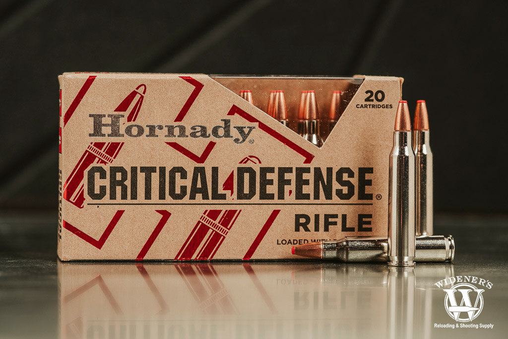 Hornady Critical Defense 223 Rem 55 Grain Hornady FTX a photo of Hornady Critical Defense 223 Rem 55 Grain Hornady FTX