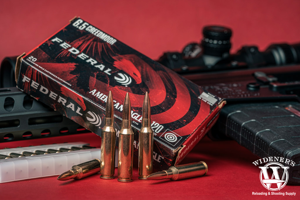 a photo of federal american eagle 6.5 creedmoor ammo