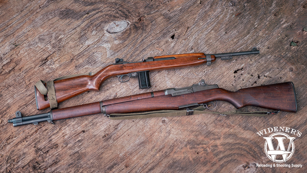 M1 Carbine VS M1 Garand rifle a photo of the M1 Carbine VS M1 Garand rifle