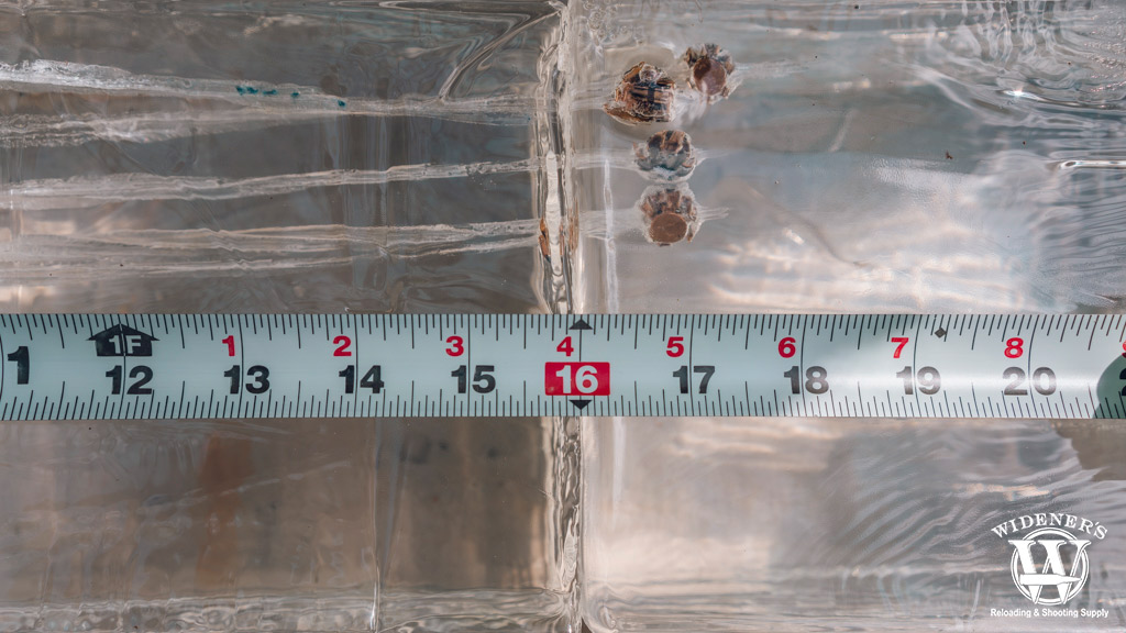 a photo of bullets captured in ballistic gelatine
