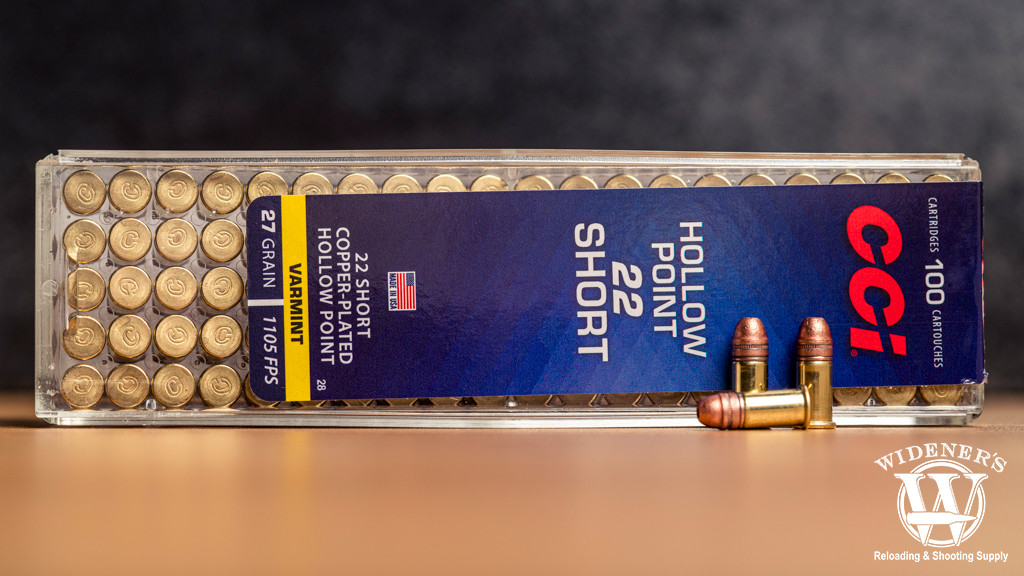 best 22 short ammo CCI Hollow Point a photo of the best 22 short ammo CCI Hollow Point