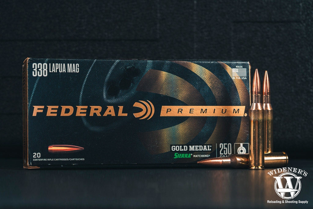 Federal Gold Medal 338 lapua 250-grain HPBT a photo of Federal Gold Medal 338 lapua 250-grain HPBT